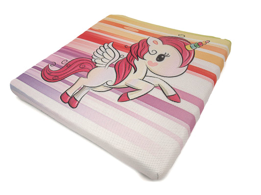 Outdoorkissen Sitzenbleiber Kindermotiv Einhorn Regenbogen
