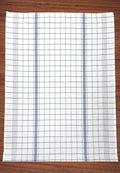 10er-Pack Geschirrtuch aus Baumwolle Karo blau-weiß 50x70 cm 0867