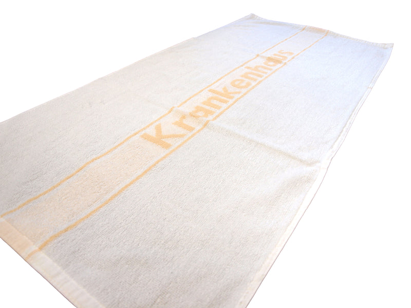 Zwirnfrottier-Handtuch weiß 50x100 "Krankenhaus" Sonderposten Abverkauf Sonderpreis 1651