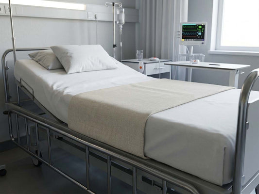 Querlaken Stecklaken Baumwoll-Köper 90x200 cm Krankenhaus + Pflege