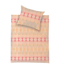 Renforcé - Bettwäsche Objekt 135x200 + 80x80 cm,Hotelverschluß Helozon rosa/beige 3133