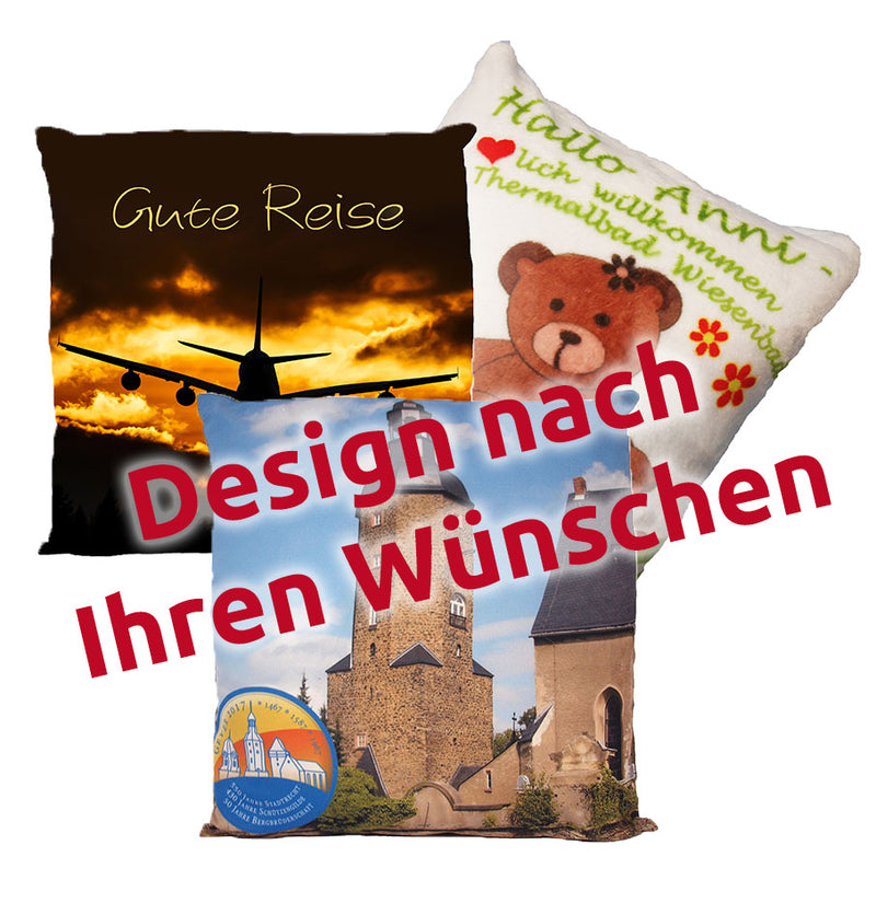 Kissenbezug Microfaser 40x40 cm nach Kundenwunsch - 3455