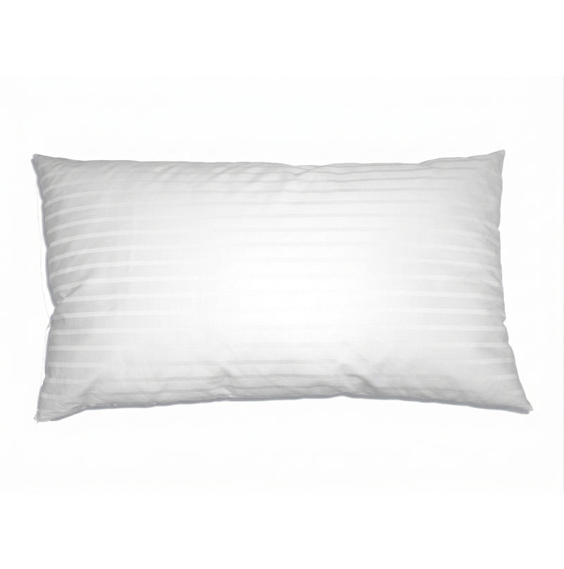 Kissenbezug Kopfkissen 80x40 cm Damast weiß Hotelverschluss - Sonderpreis