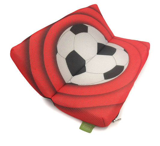 Klappkissen Fußball rot
