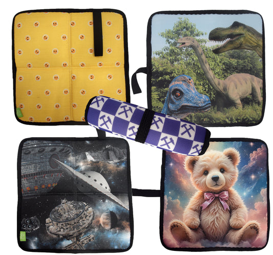 Sitzkissen mit Kindermotiven flach 36x36 cm rollbar 7_08_SK